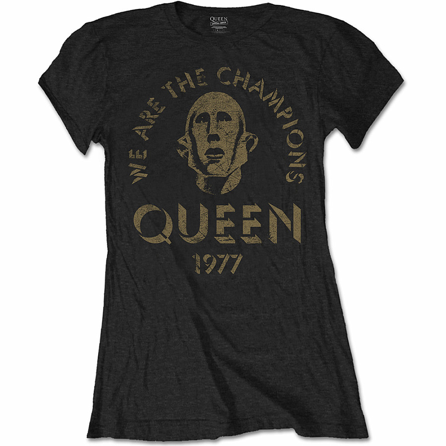 Queen tričko, We Are The Champions, dámské, velikost XL
