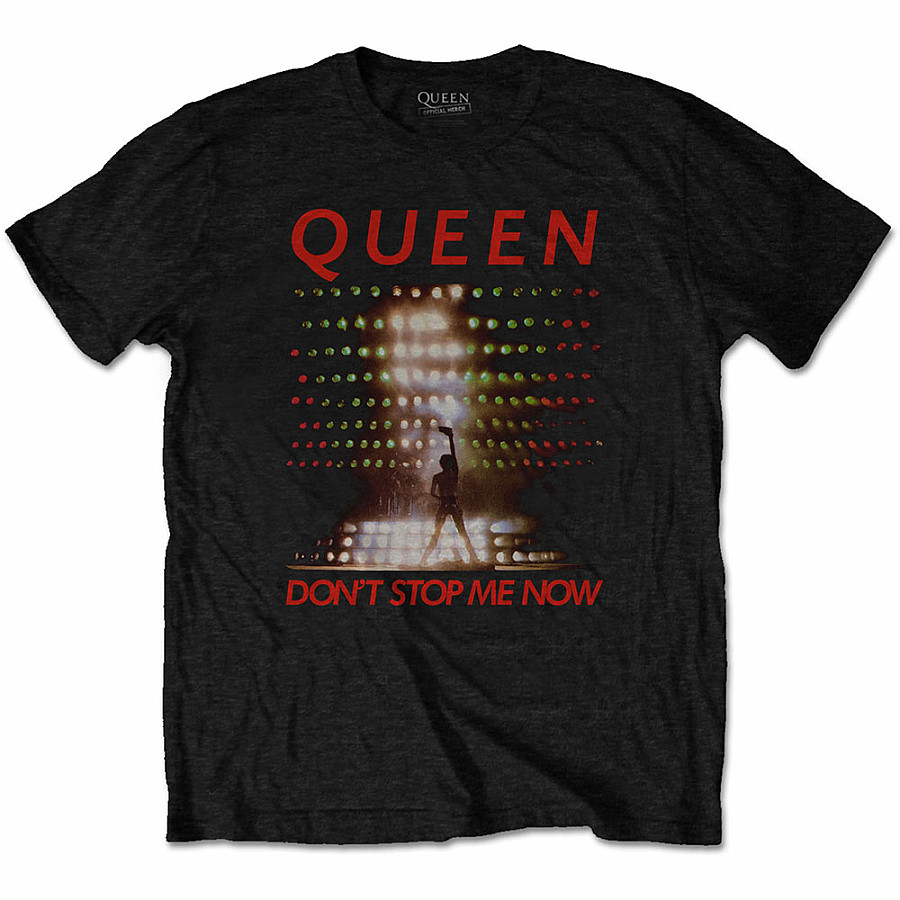 Queen tričko, Don&#039;t Stop Me Now Black, pánské, velikost S