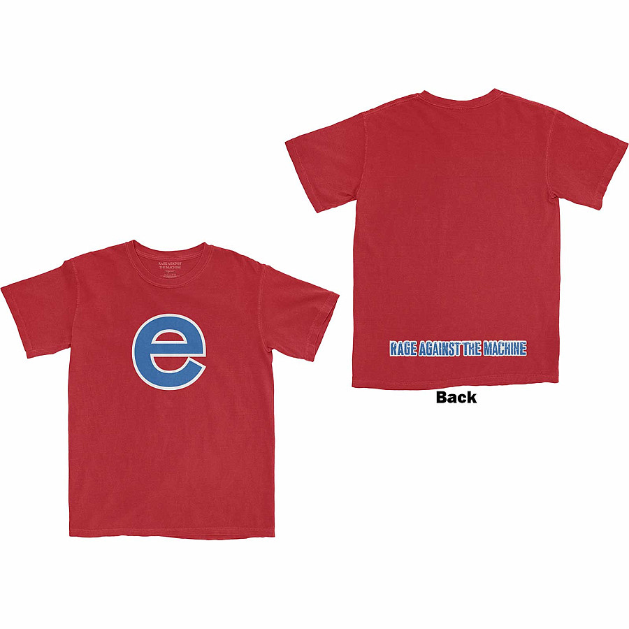Rage Against The Machine tričko, Big E BP Red, pánské, velikost S
