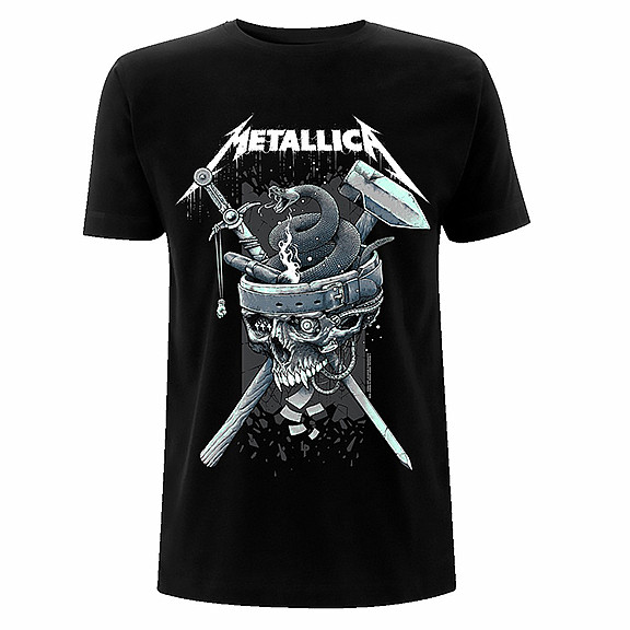 Metallica tričko, History White Logo Black, pánské, velikost S