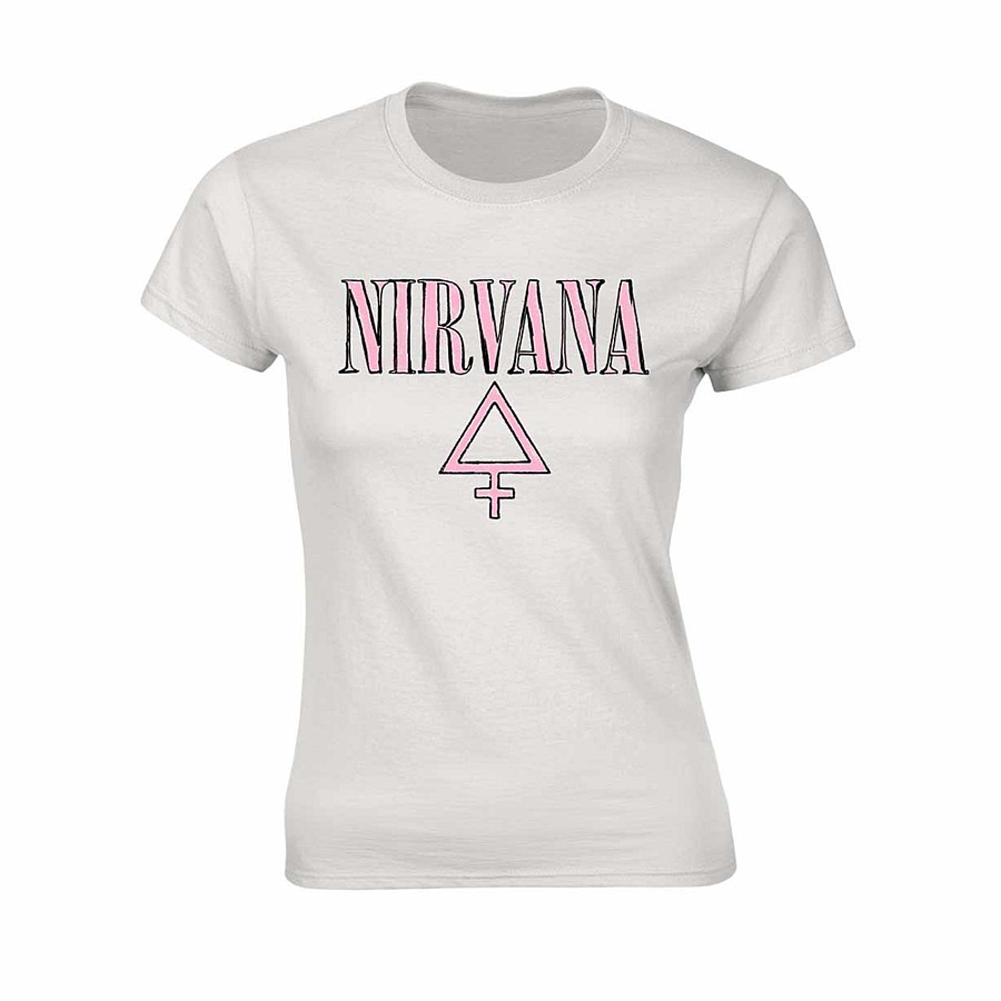 Nirvana tričko, Femme White, dámské, velikost XL