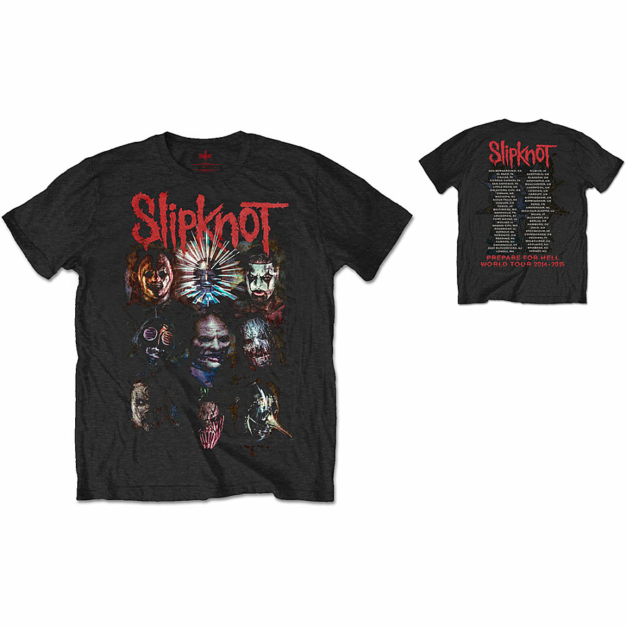 Slipknot tričko, Prepare for Hell 2014-15 Tour, pánské, velikost S