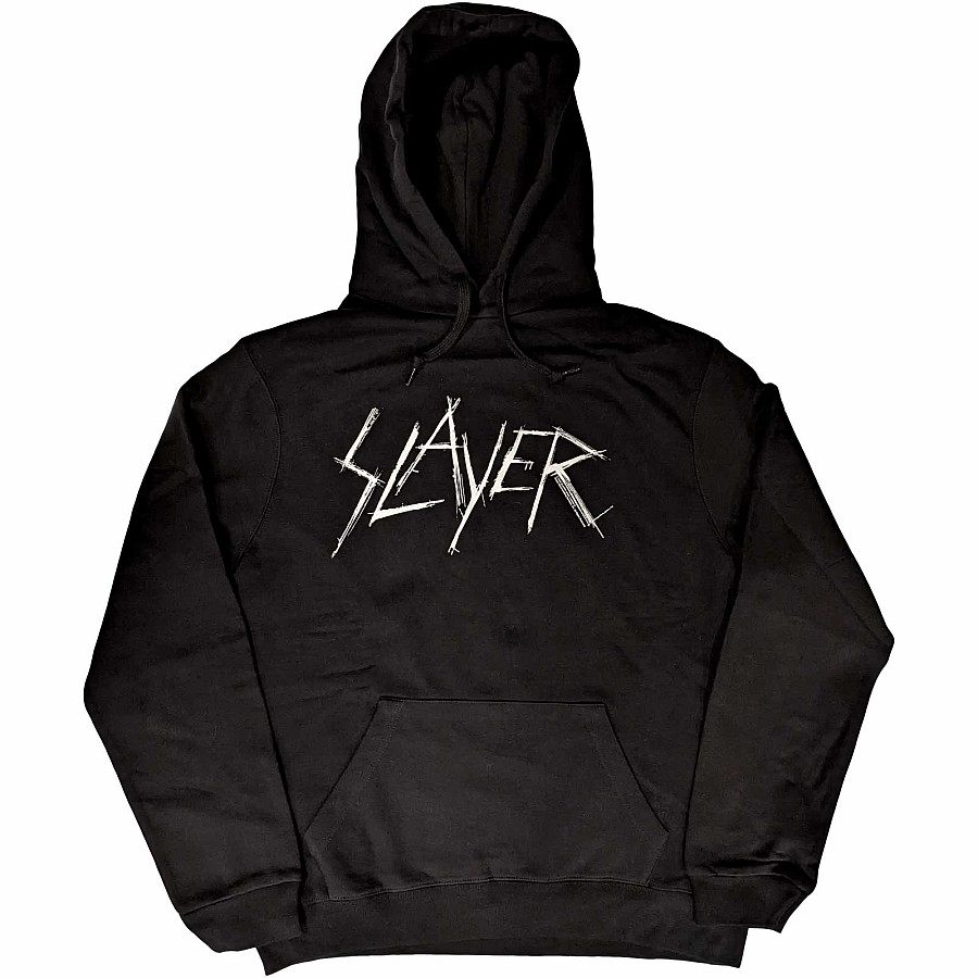 Slayer mikina, Scratchy Logo Black, pánská, velikost XL