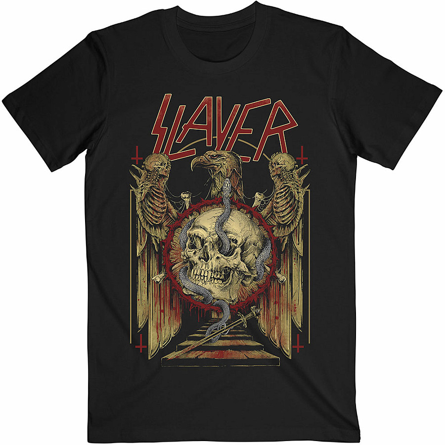 Slayer tričko, Eagle &amp; Serpent Black, pánské, velikost L