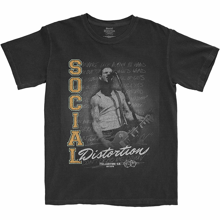 Social Distortion tričko, Athletics Black, pánské, velikost XL