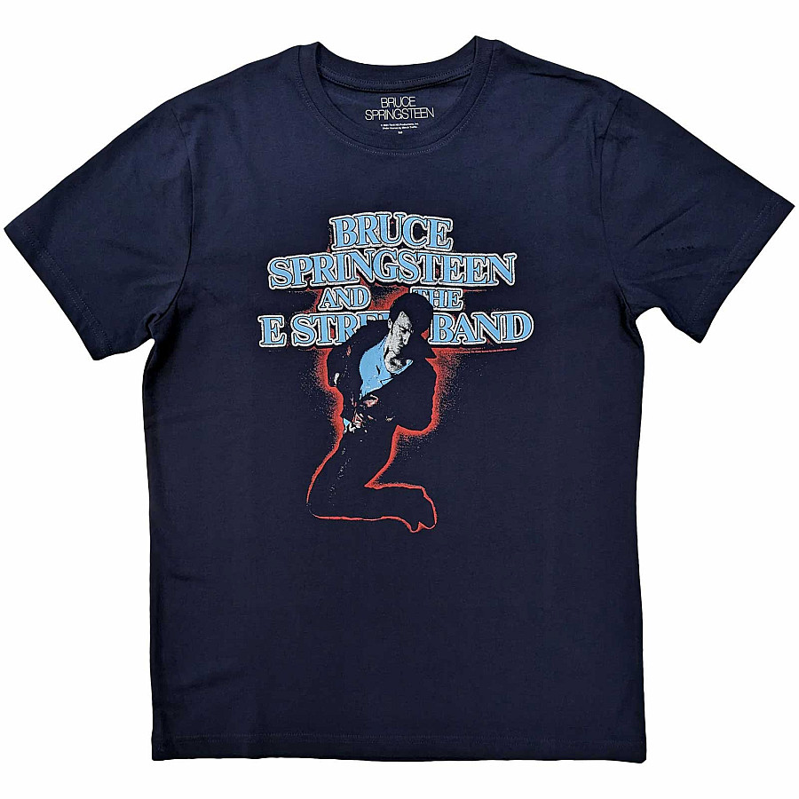 Bruce Springsteen tričko, The E-Street Band Navy Blue, pánské, velikost L