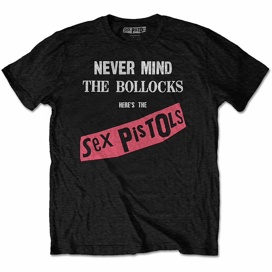 Sex Pistols tričko, Never Mind The Bollocks Black, pánské, velikost S