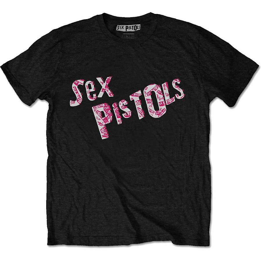 Sex Pistols tričko, Multi Logo, pánské, velikost XL