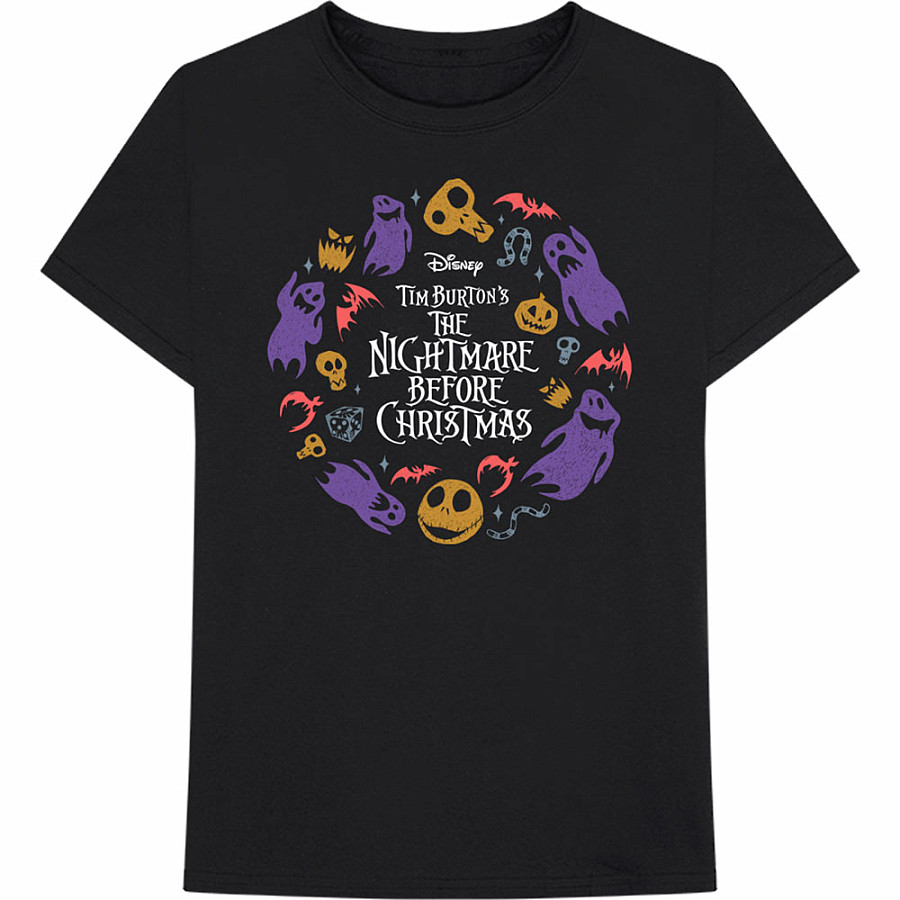 The Nightmare Before Christmas tričko, Character Flight Black, pánské, velikost XL