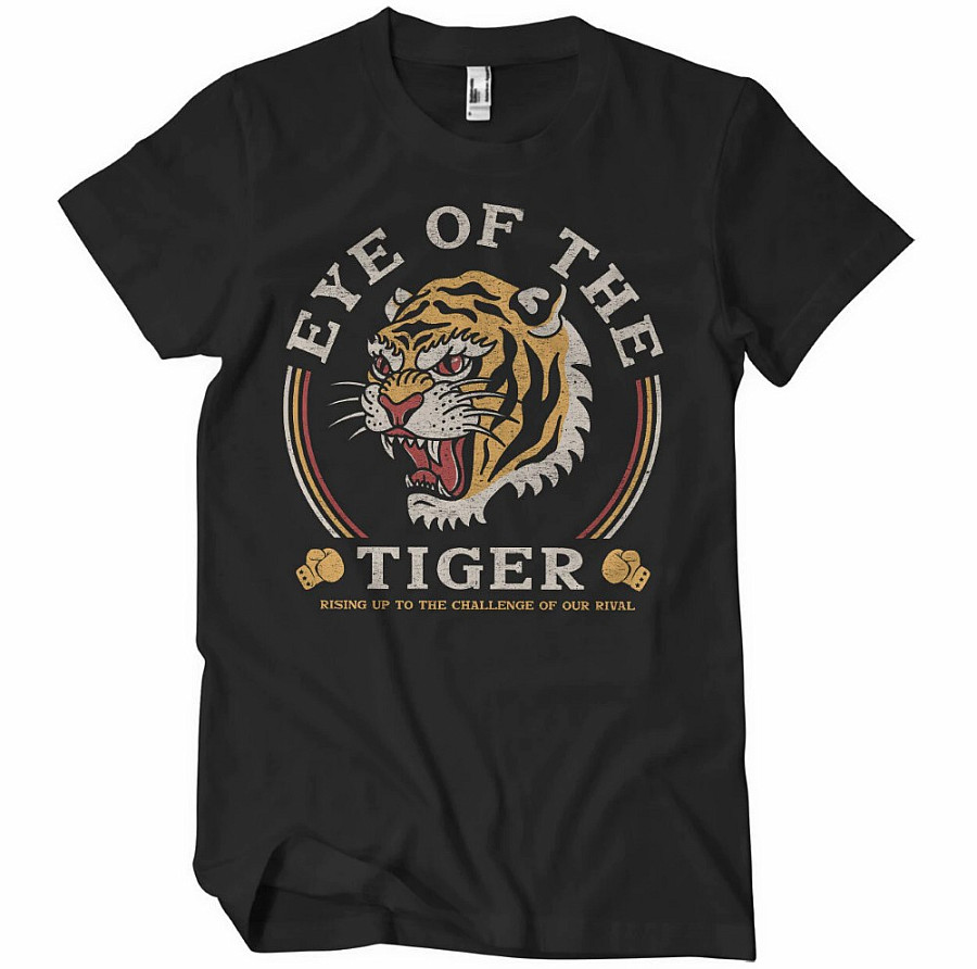 Rocky tričko, Eye Of The Tiger Black, pánské, velikost L