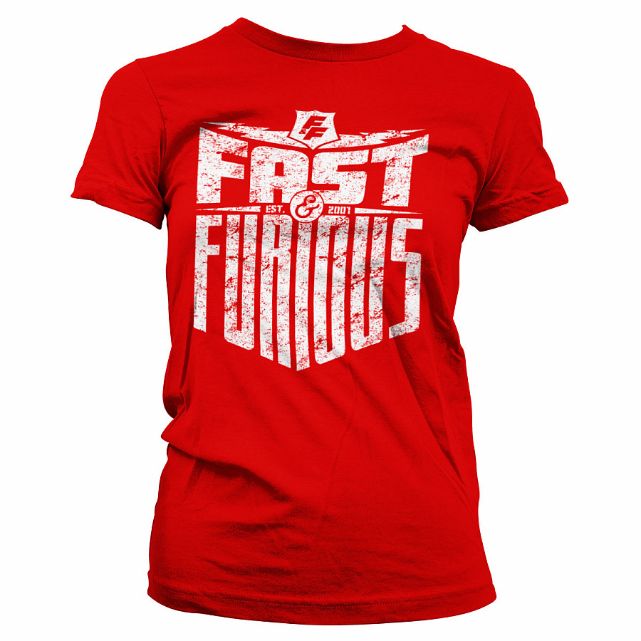 Fast &amp; Furious tričko, EST. 2007 Girly, dámské, velikost S