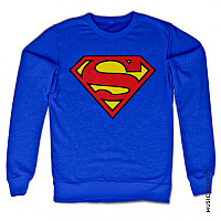 Superman mikina, Shield Sweatshirt Blue, pánská