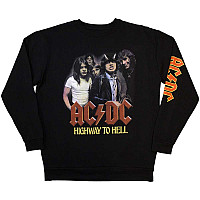 AC/DC mikina, Sweatshirt H2H Band Sleeve Print Black, pánská