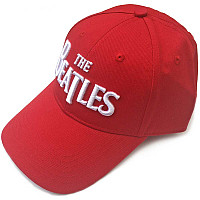 The Beatles kšiltovka, White Drop T Logo Red Baseball