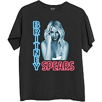 Britney Spears tričko, Neon Light Black, pánské