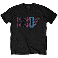 Duran Duran tričko, Double D Logo Black, pánské