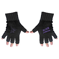 Black Sabbath bezprstové rukavice, Purple Logo & Devil