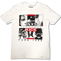 INXS tričko, KICK Tour White, pánské