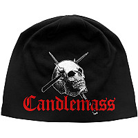 Candlemass zimní kulich elastický, Skull & Logo Black