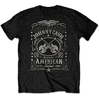 Johnny Cash tričko, American Rebel Distressed, pánské