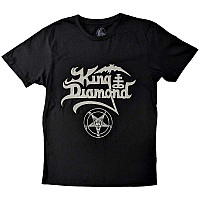 King Diamond tričko, Logo V.2 Black, pánské