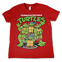 Želvy Ninja tričko, Group Kids Red, dětské