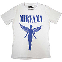 Nirvana tričko, Angelic Blue Mono White, dámské