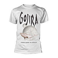 Gojira tričko, Whale From Mars Organic White, pánské