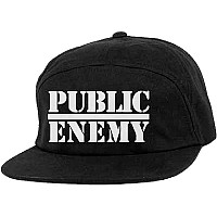Public Enemy kšiltovka, PE Logo Snapback Black, unisex