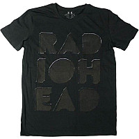 Radiohead tričko, Note Pad Debossed Organic Black, pánské