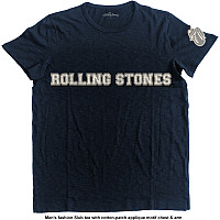 Rolling Stones tričko, Logo & Tongue Applique, pánské