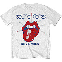 Rolling Stones tričko, Tour of the Americas White, pánské