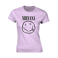 Nirvana tričko, Smiley Pink, dámské