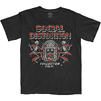 Social Distortion tričko, Jukebox Skelly Black, pánské