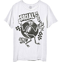 Social Distortion tričko, Speakeasy Checkerboard White, pánské