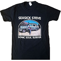 Seasick Steve tričko, Full Colour Sonic Soul Surfer BP Black, pánské