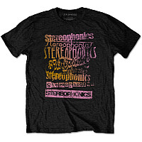 Stereophonics tričko, Logos Black, pánské