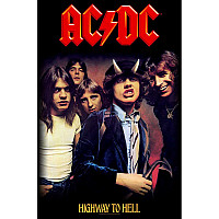 AC/DC textilní banner 70cm x 106cm, Highway To Hell