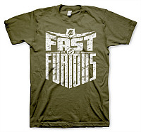 Fast & Furious tričko, EST. 2007 Olive, pánské