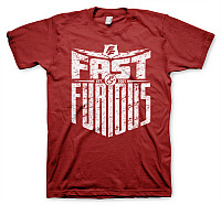 Fast & Furious tričko, EST. 2007 Red, pánské