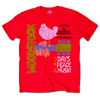 Woodstock tričko, Classic Vintage Poster, pánské