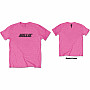Billie Eilish tričko, Racer Logo & Blohsh Pink BP, pánské