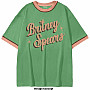 Britney Spears tričko, Retro Text Ringer Green, pánské