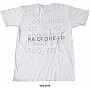 Radiohead tričko, Trapped BP Organic White, pánské