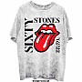 Rolling Stones tričko, Sixty Vertical Dye Wash Grey, pánské