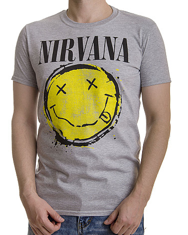 Nirvana tričko, Smiley Splat, pánské