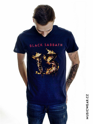 Black Sabbath tričko, 13 New Album Navy, pánské