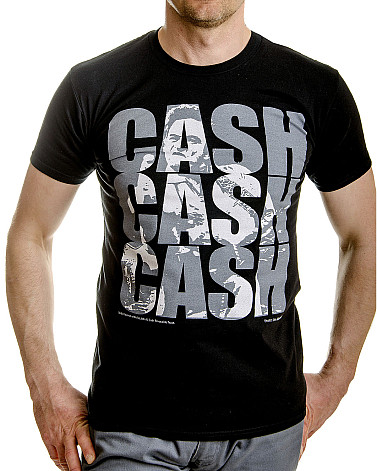 Johnny Cash tričko, Cash Cash Cash, pánské