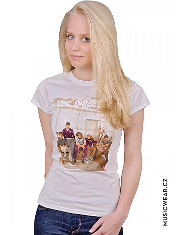 One Direction tričko, Band Lounge Colour, dámské