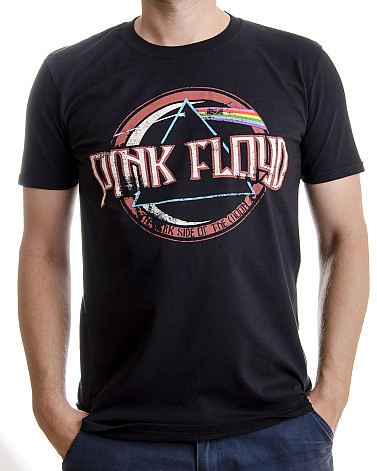Pink Floyd tričko, DSOTM Vintage Seal, pánské